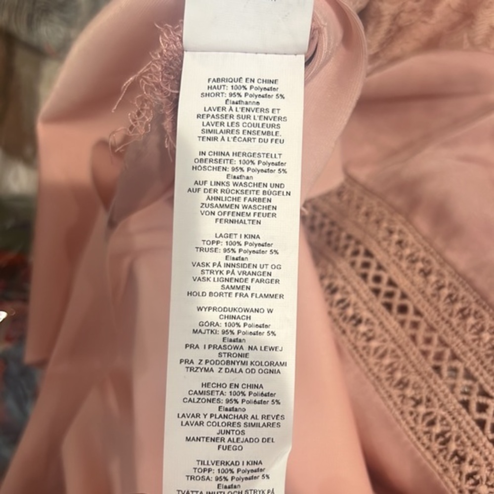 Miss Guided Dust Pink Lace body suit 4 - Picture 13 of 14